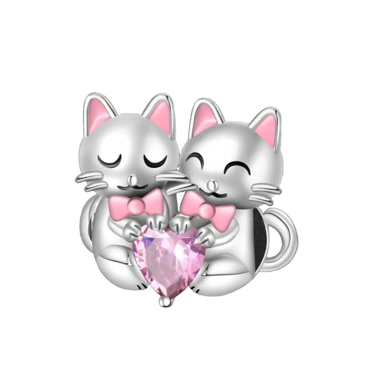 Liora Atelier Cat Couple Heart Charm