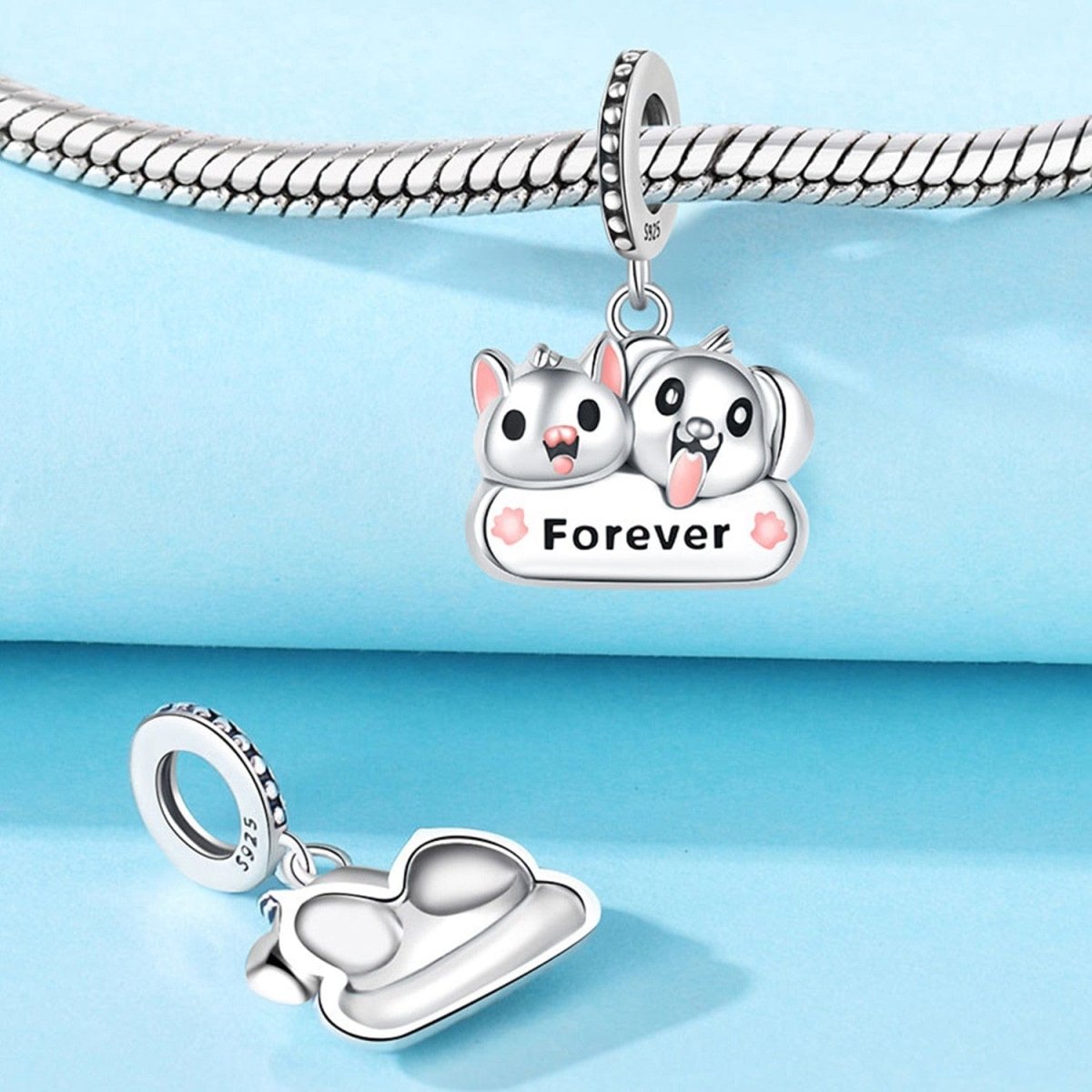 Liora Atelier Cat & Dog Forever Duo Dangle Charm
