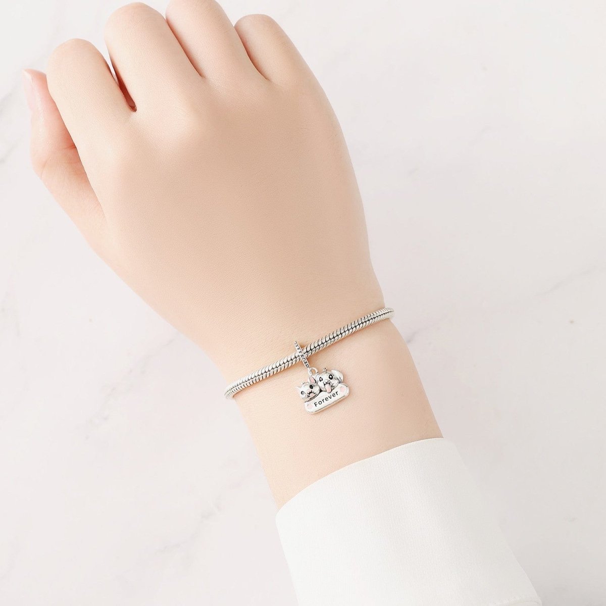 Liora Atelier Cat & Dog Forever Duo Dangle Charm