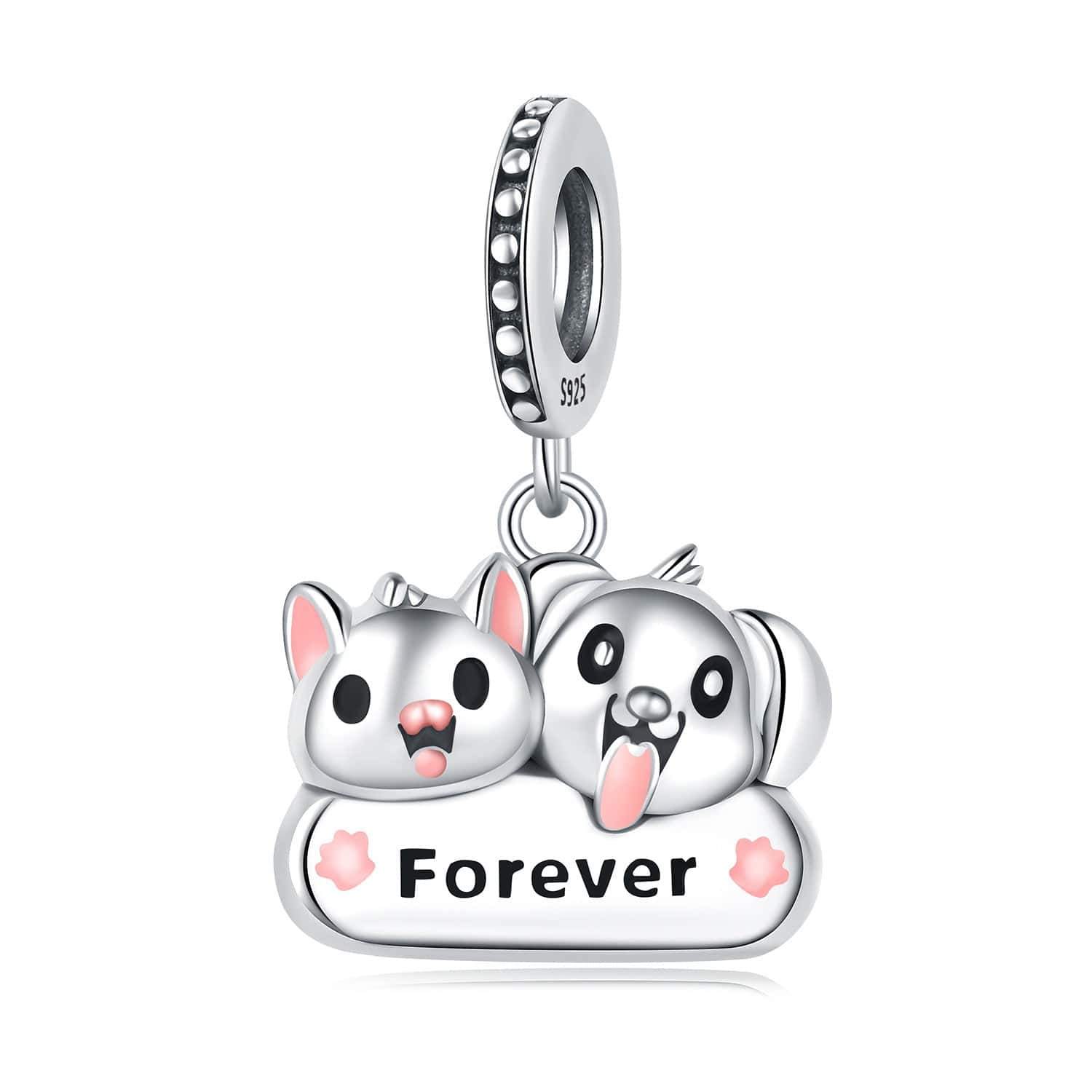 Liora Atelier Cat & Dog Forever Duo Dangle Charm
