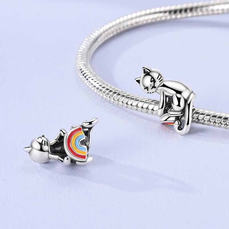 Liora Atelier Cat with Rainbow Charm