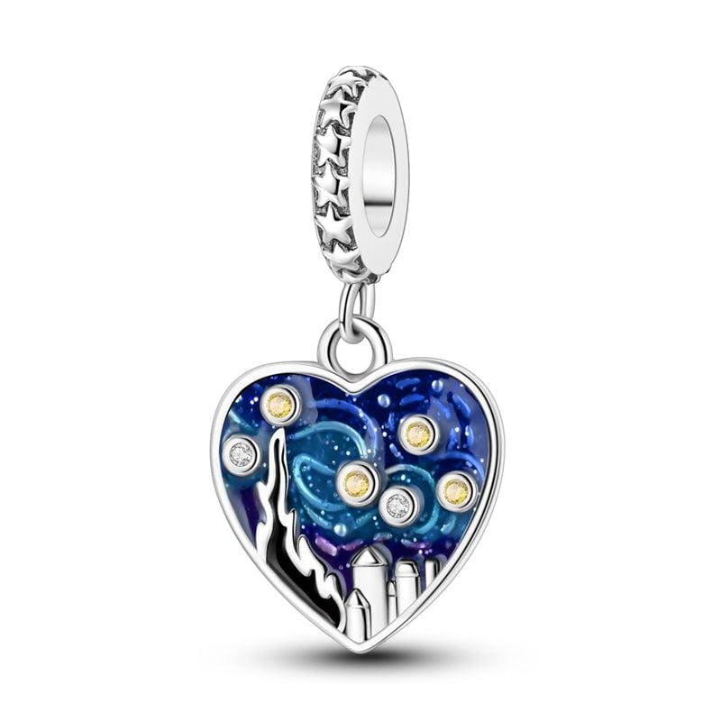 Liora Atelier Celestial Heart Night Sky Charm