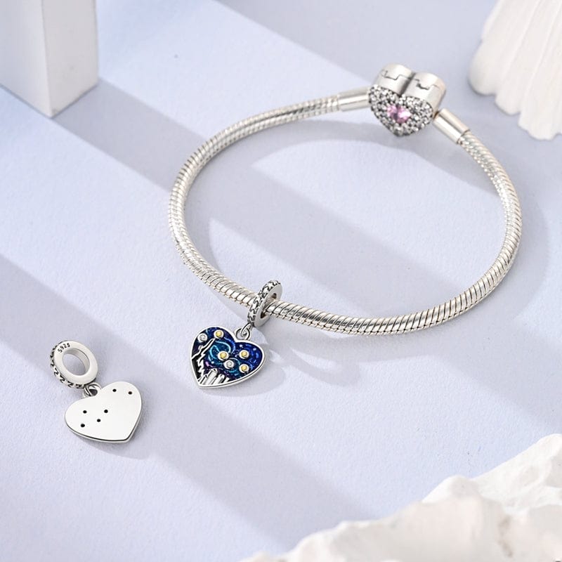 Liora Atelier Celestial Heart Night Sky Charm