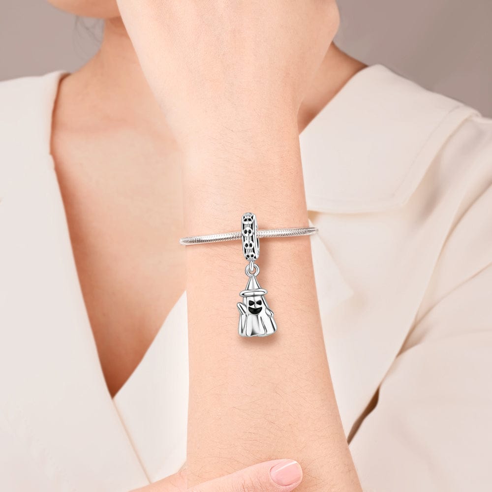 Liora Atelier Charming Ghost with Witch Hat Halloween Charm