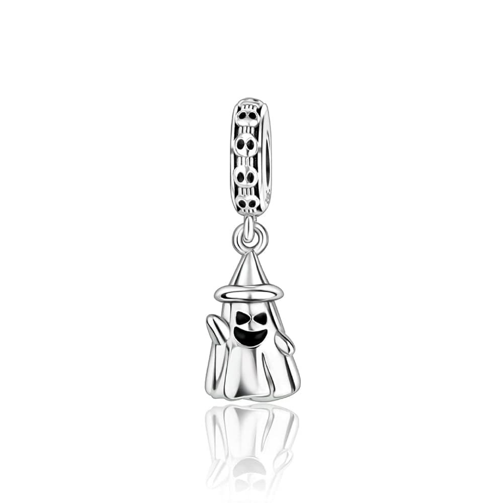Liora Atelier Charming Ghost with Witch Hat Halloween Charm
