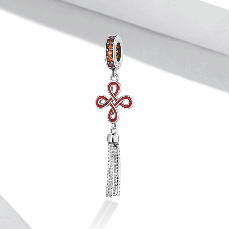 Liora Atelier Chinese Knot Red Dangle Charm