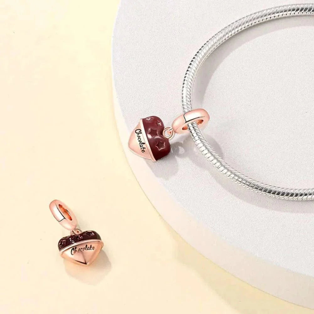 Liora Atelier Chocolate Heart Dangle Charm