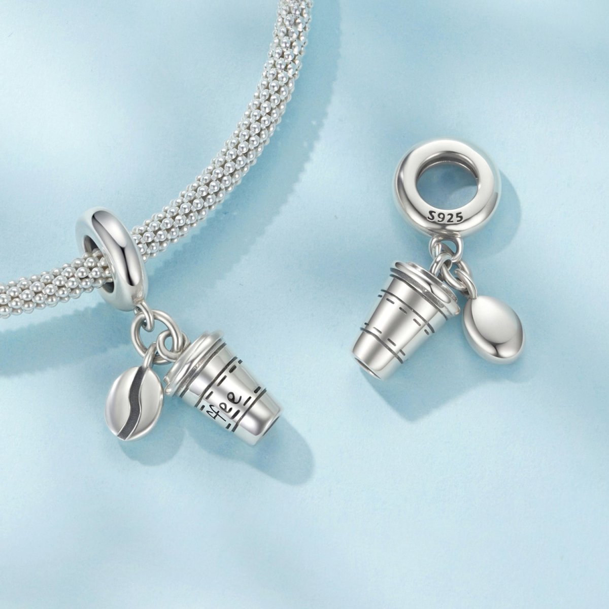 Liora Atelier Coffee Cup & Bean Dangle Charm