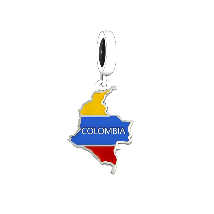 Liora Atelier Colombia Map Dangle Charm