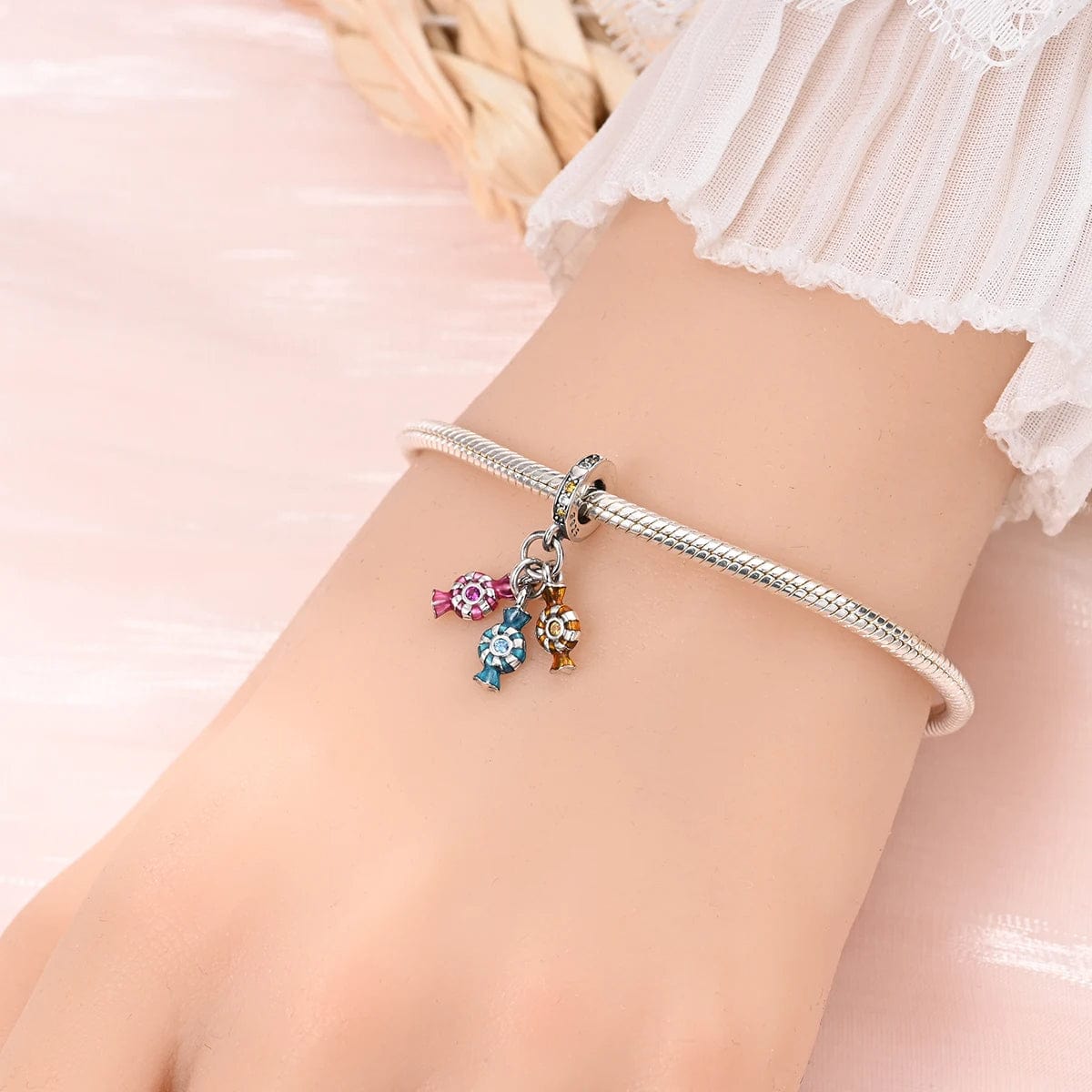 Liora Atelier Colorful Candy Triple Dangle Charm