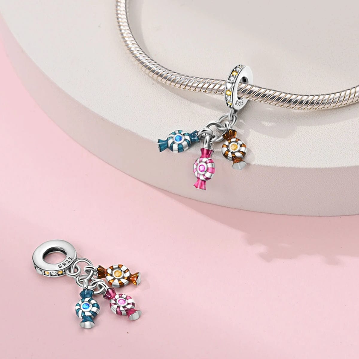 Liora Atelier Colorful Candy Triple Dangle Charm
