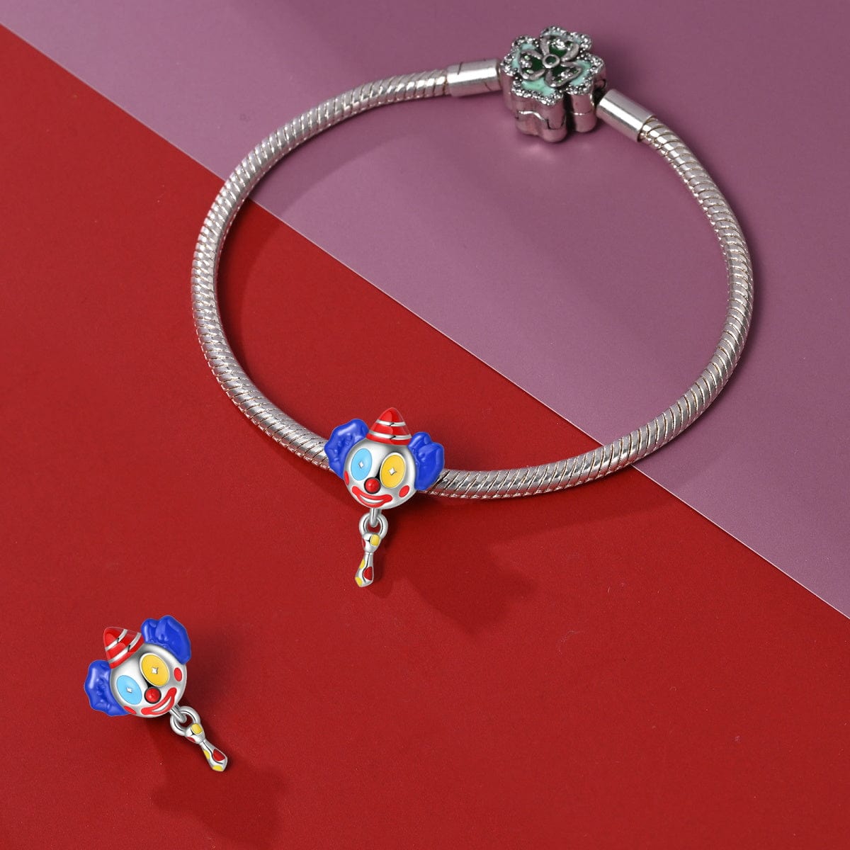 Liora Atelier Colorful Circus Clown Charm