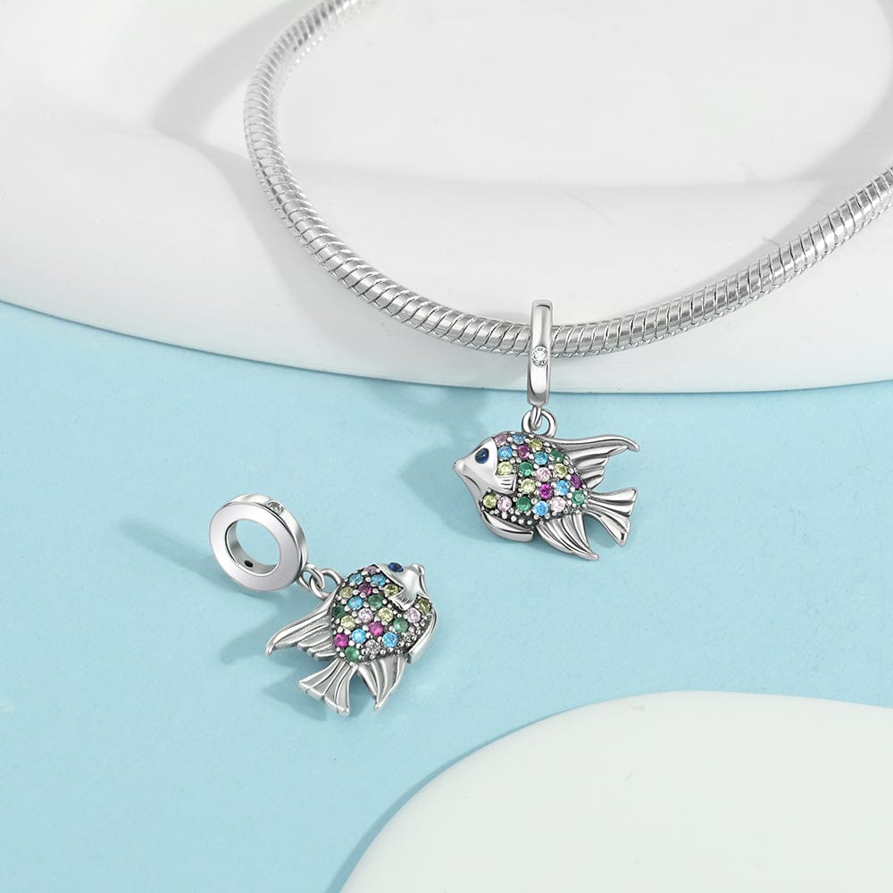 Liora Atelier Colorful Gemstone Fish Charm