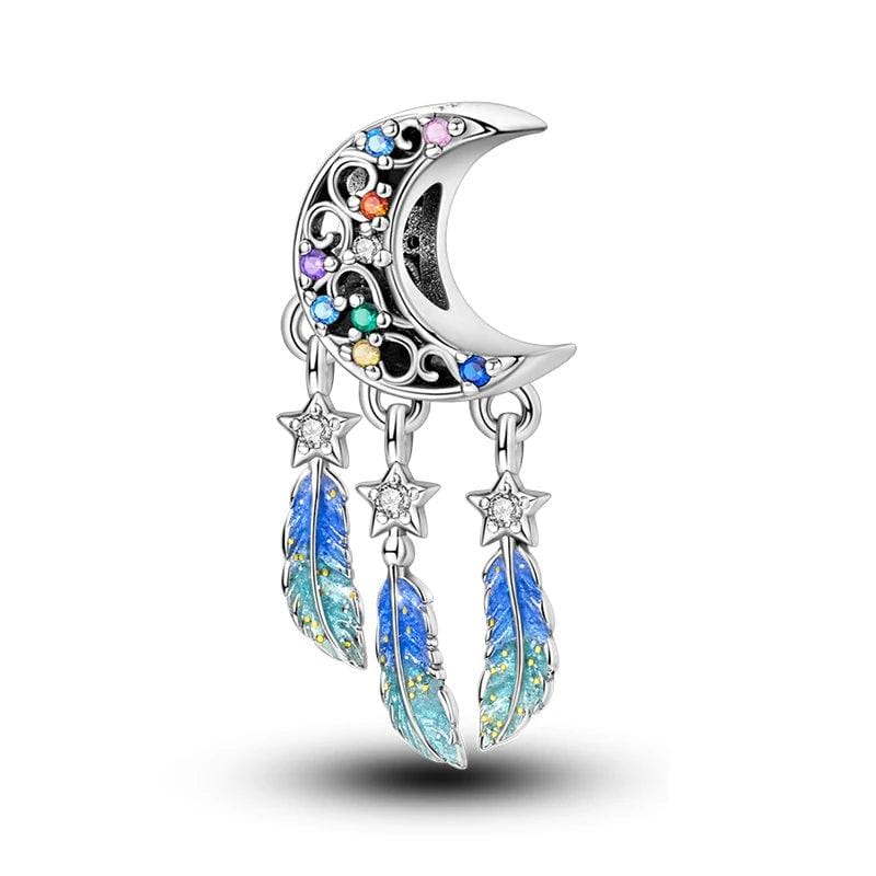 Liora Atelier Crescent Moon Dreamcatcher Charm