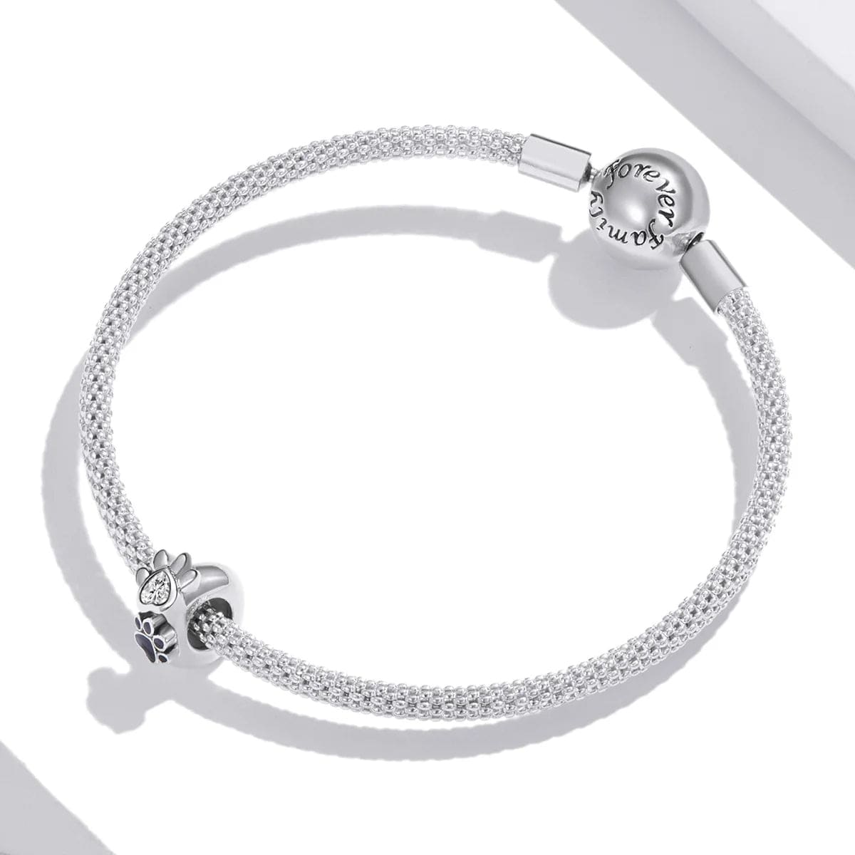 Liora Atelier Crystal Heart & Paw Print Charm