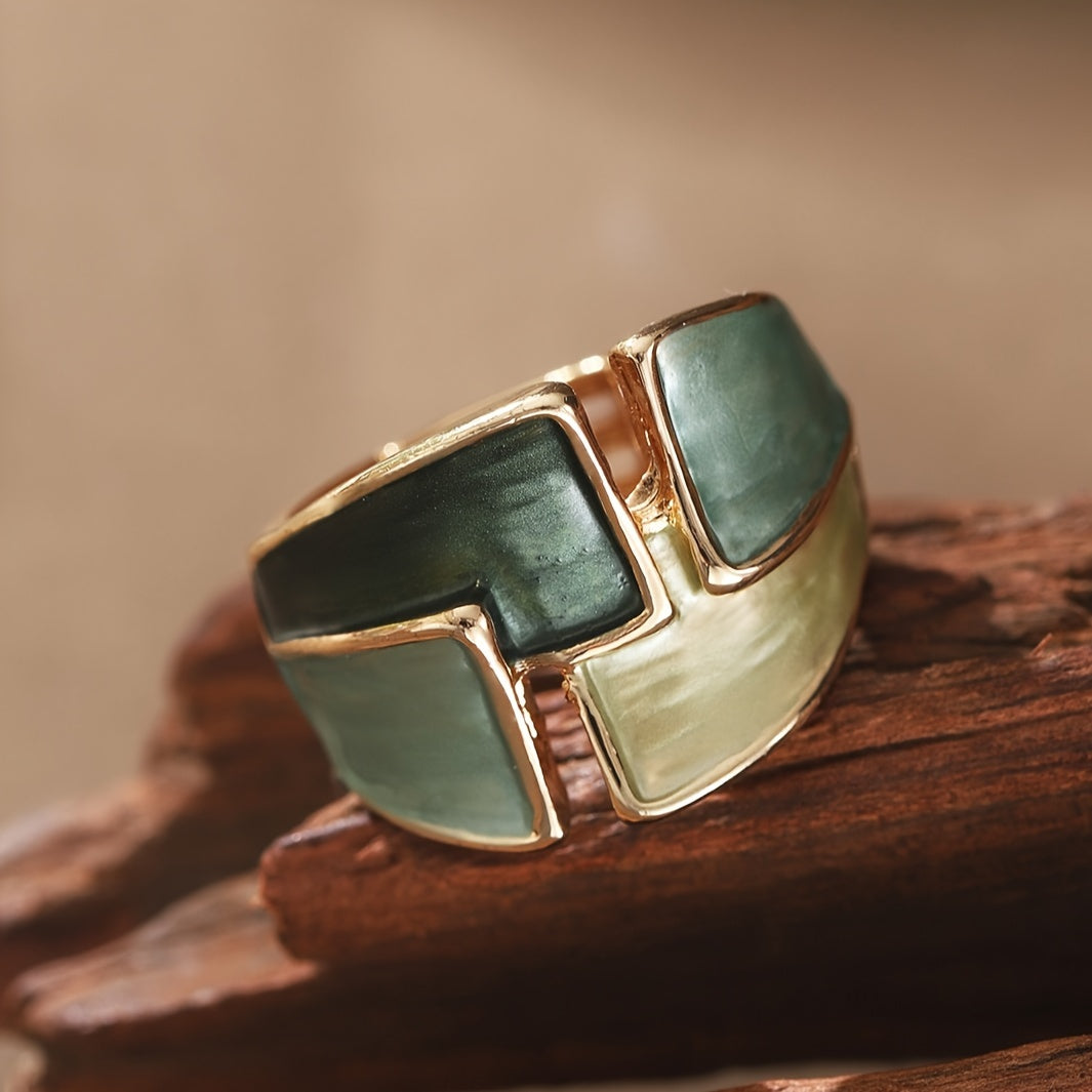 Vintage handgemalter Ring