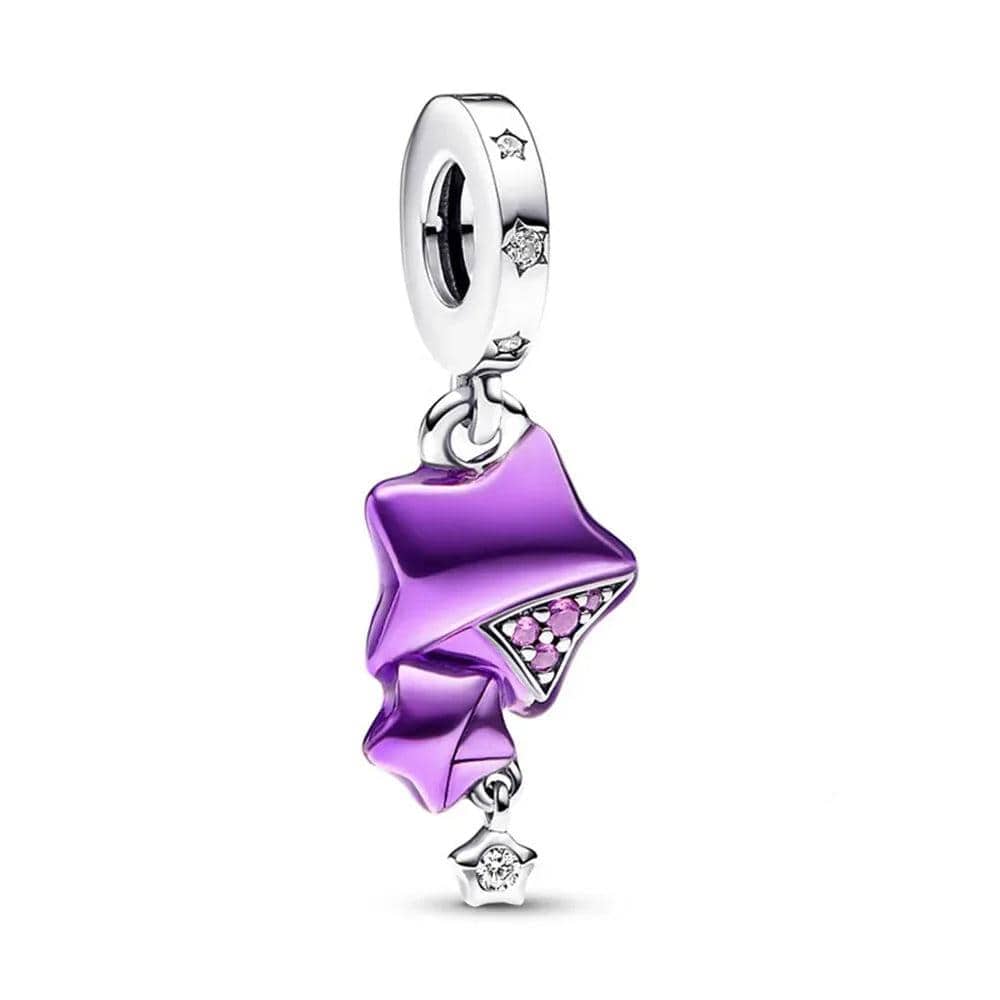 Liora Atelier Dangling Purple Stars Charm