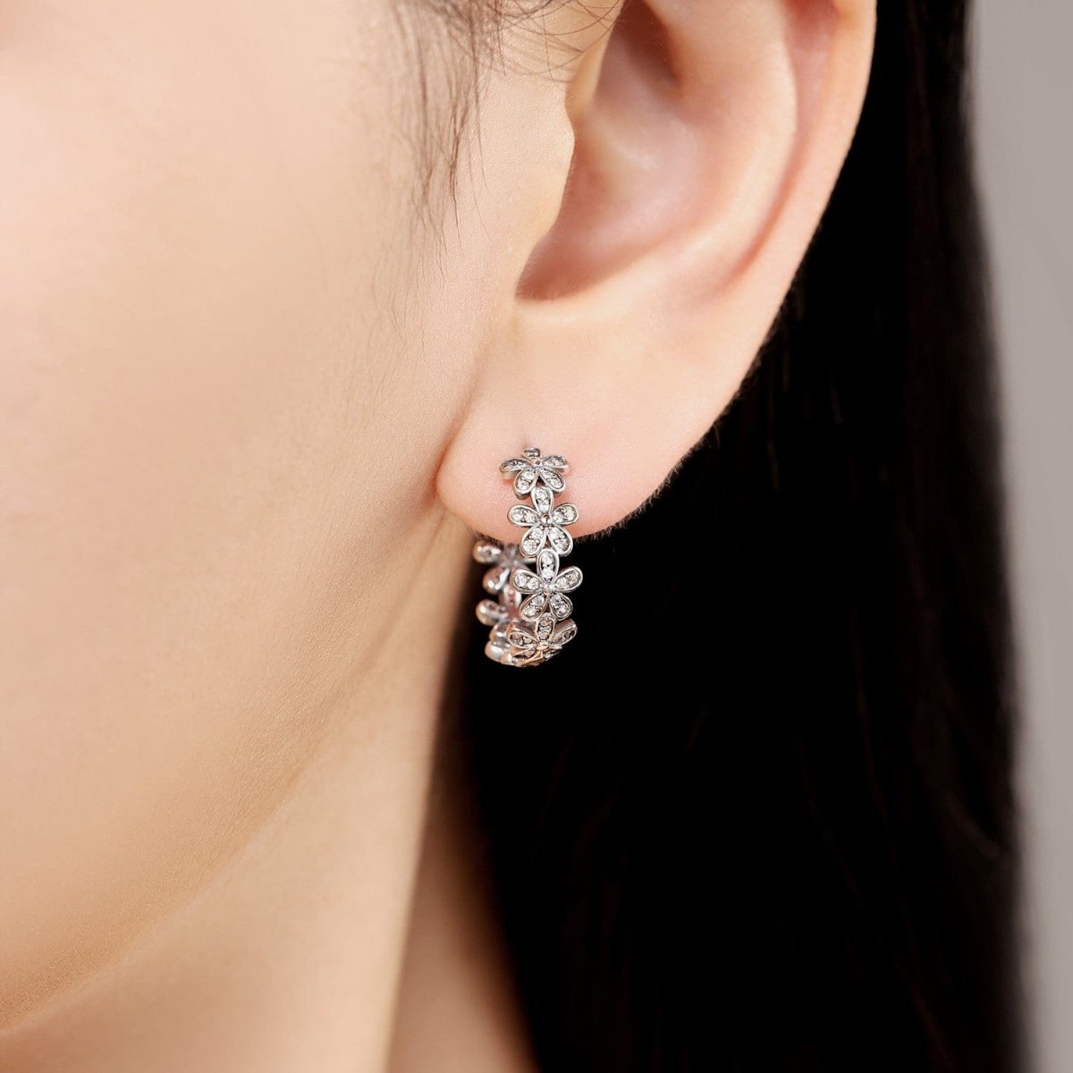 Liora Atelier Dazzling Daisy Floral Hoops