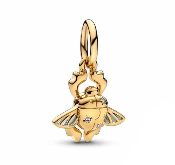 Liora Atelier Disney Aladdin Scarab Beetle Dangle Charm