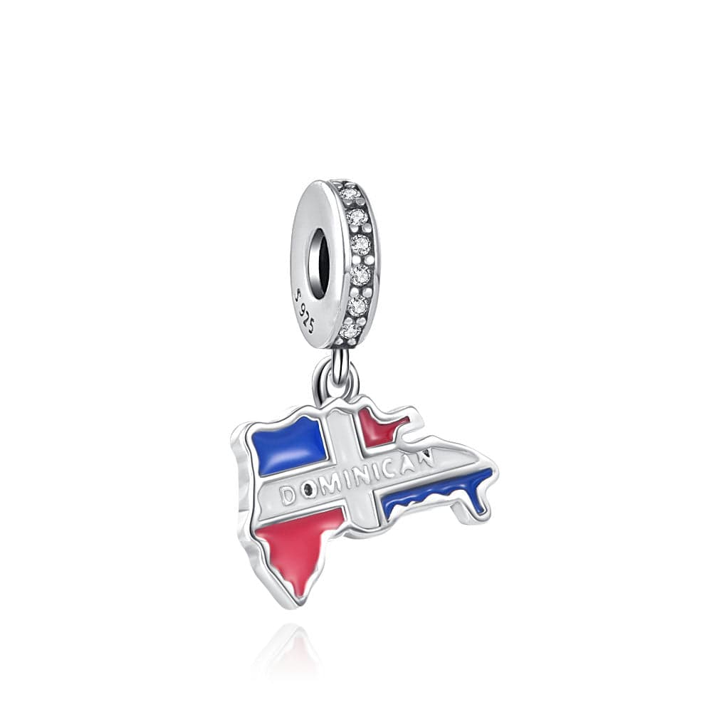 Liora Atelier Dominican Republic Map Dangle Charm