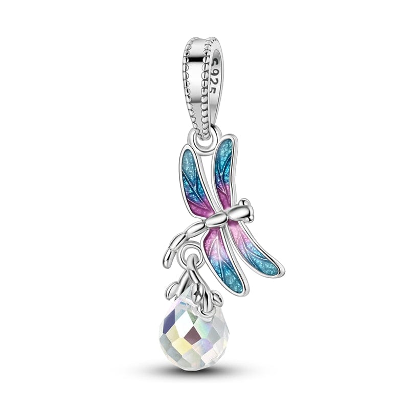 Liora Atelier Dragonfly & Crystal Drop Charm