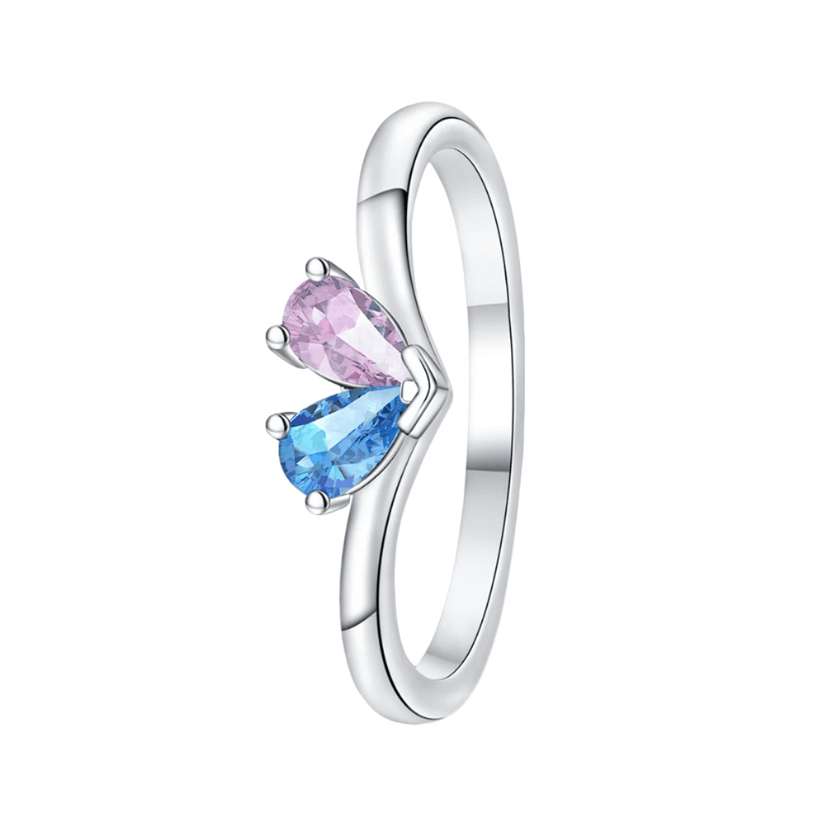 Liora Atelier Dual Teardrop Gemstone Ring