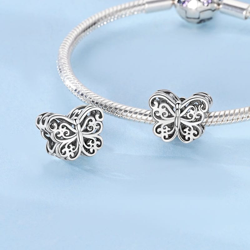 Liora Atelier Elegant Filigree Butterfly Charm