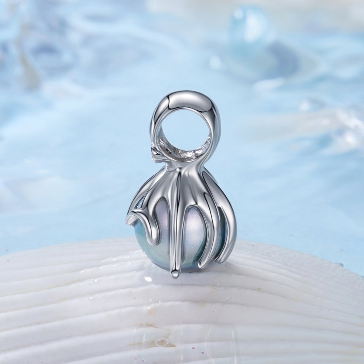 Liora Atelier Elegant Octopus & Pearl Charm