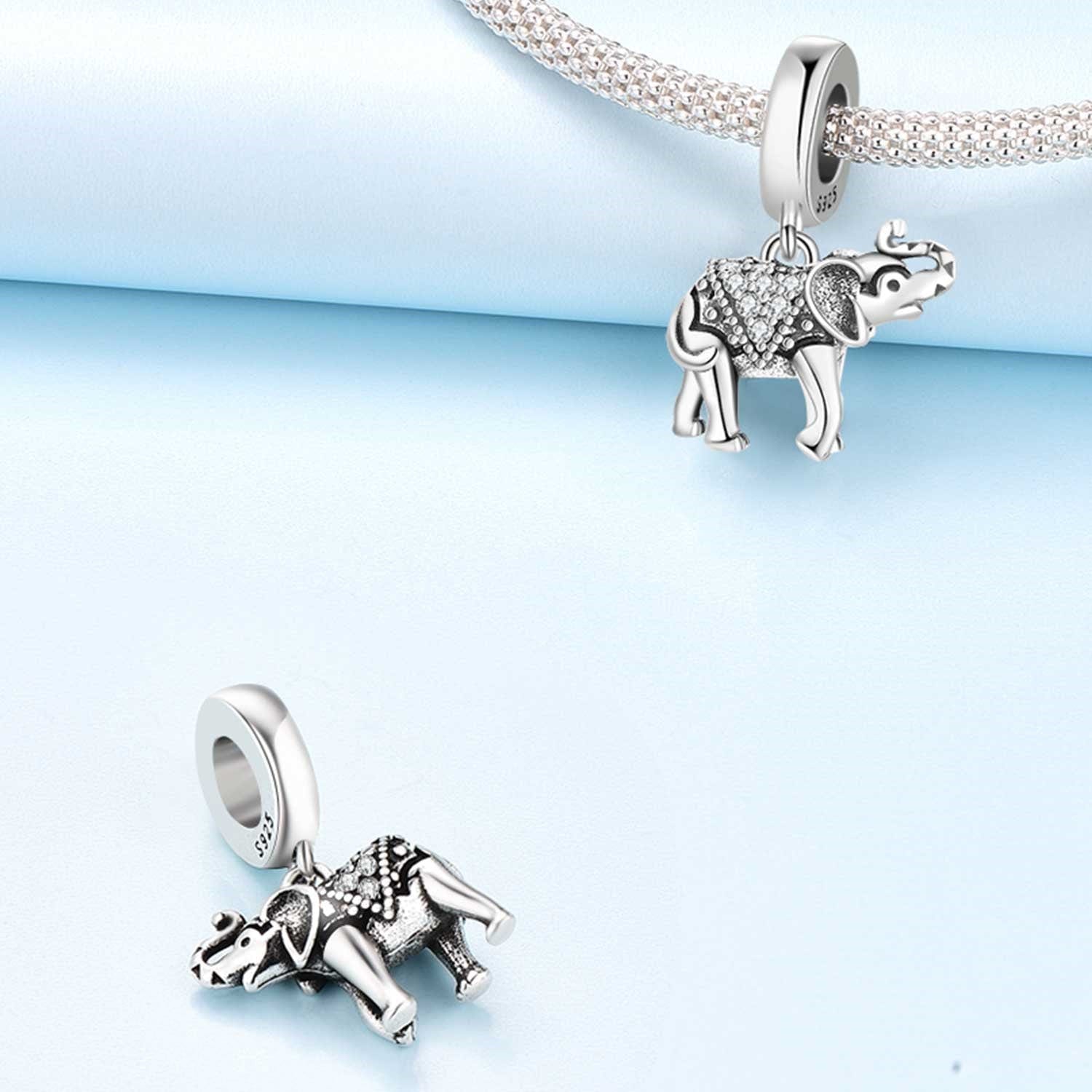 Liora Atelier Sparkling Elephant Dangle Charm