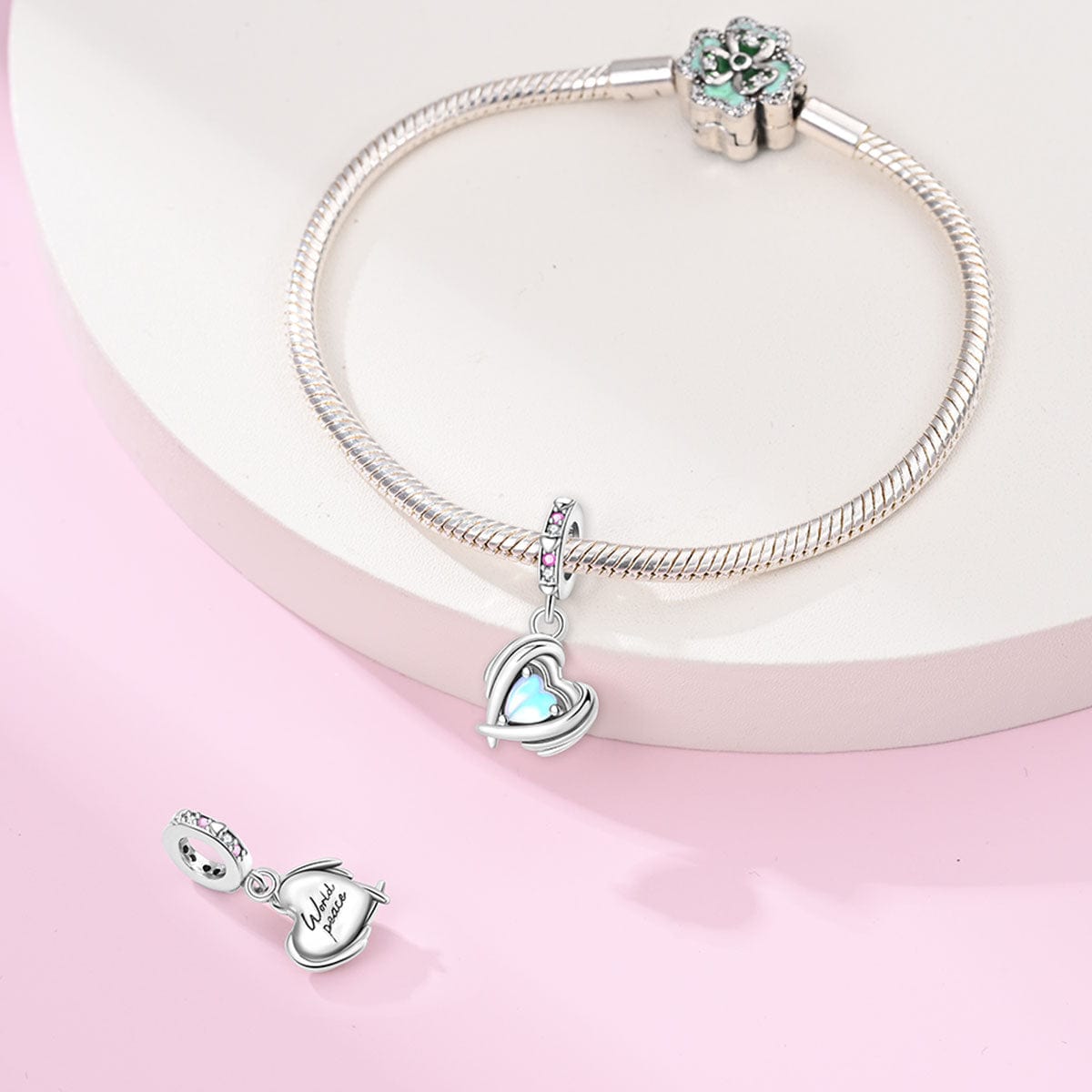 Liora Atelier Embraced Heart Glow Charm