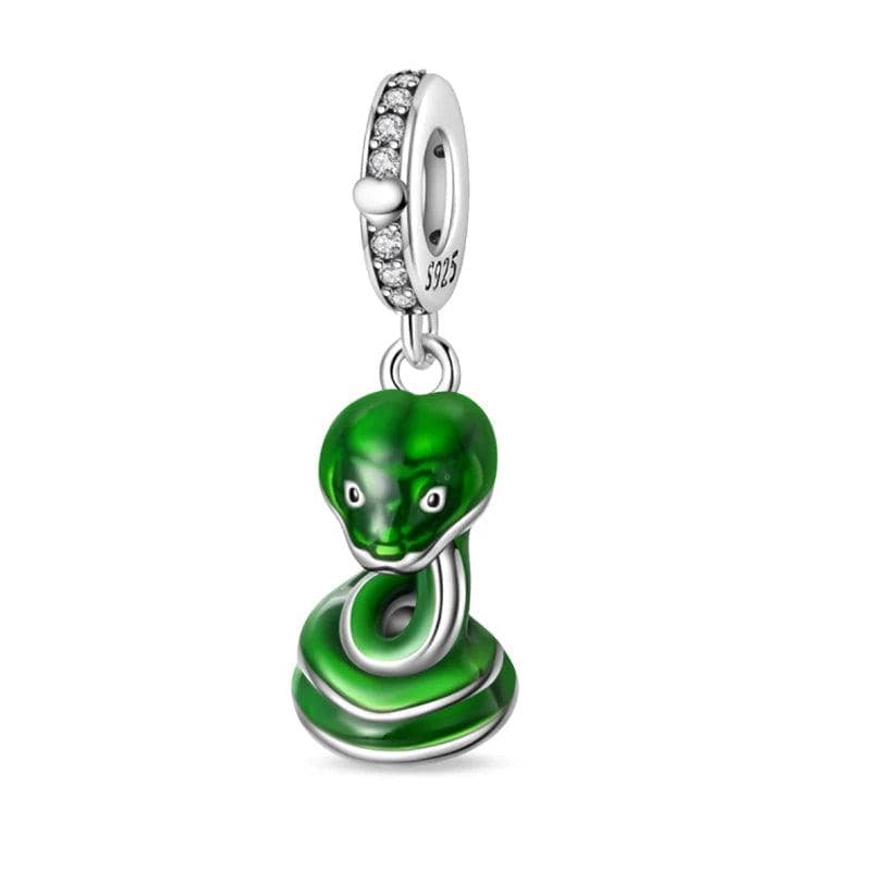 Liora Atelier Emerald Snake Dangle Charm