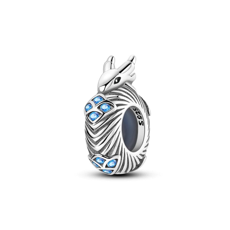Liora Atelier Enchanting Blue Gem Dragon Charm