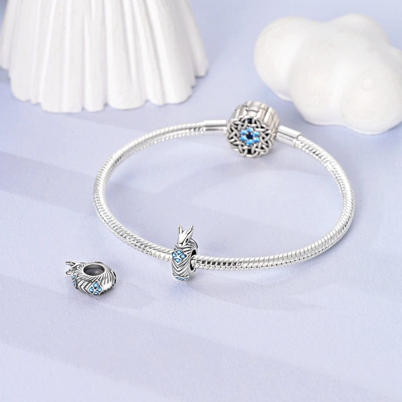 Liora Atelier Enchanting Blue Gem Dragon Charm