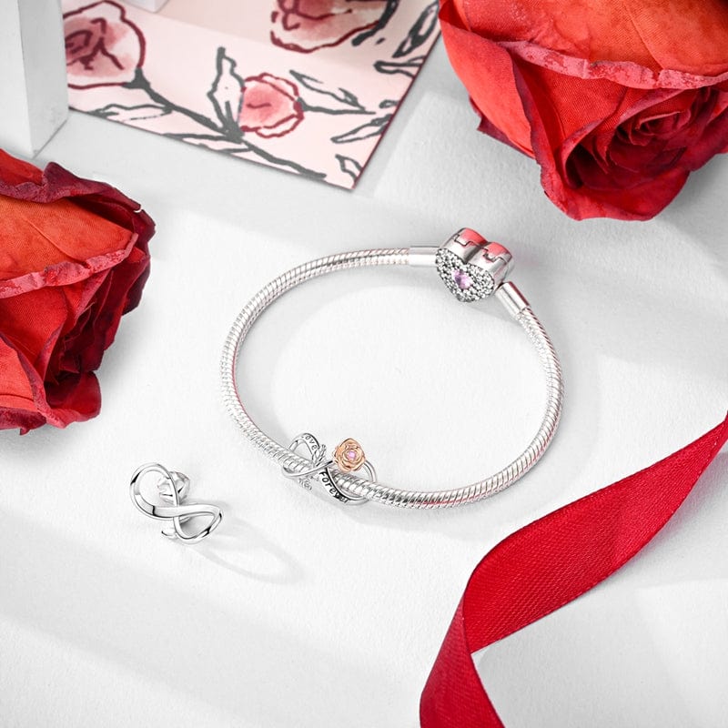 Liora Atelier Eternal Love Infinity Rose Charm