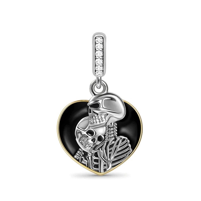 Liora Atelier Eternal Skeletons Heart Dangle Charm