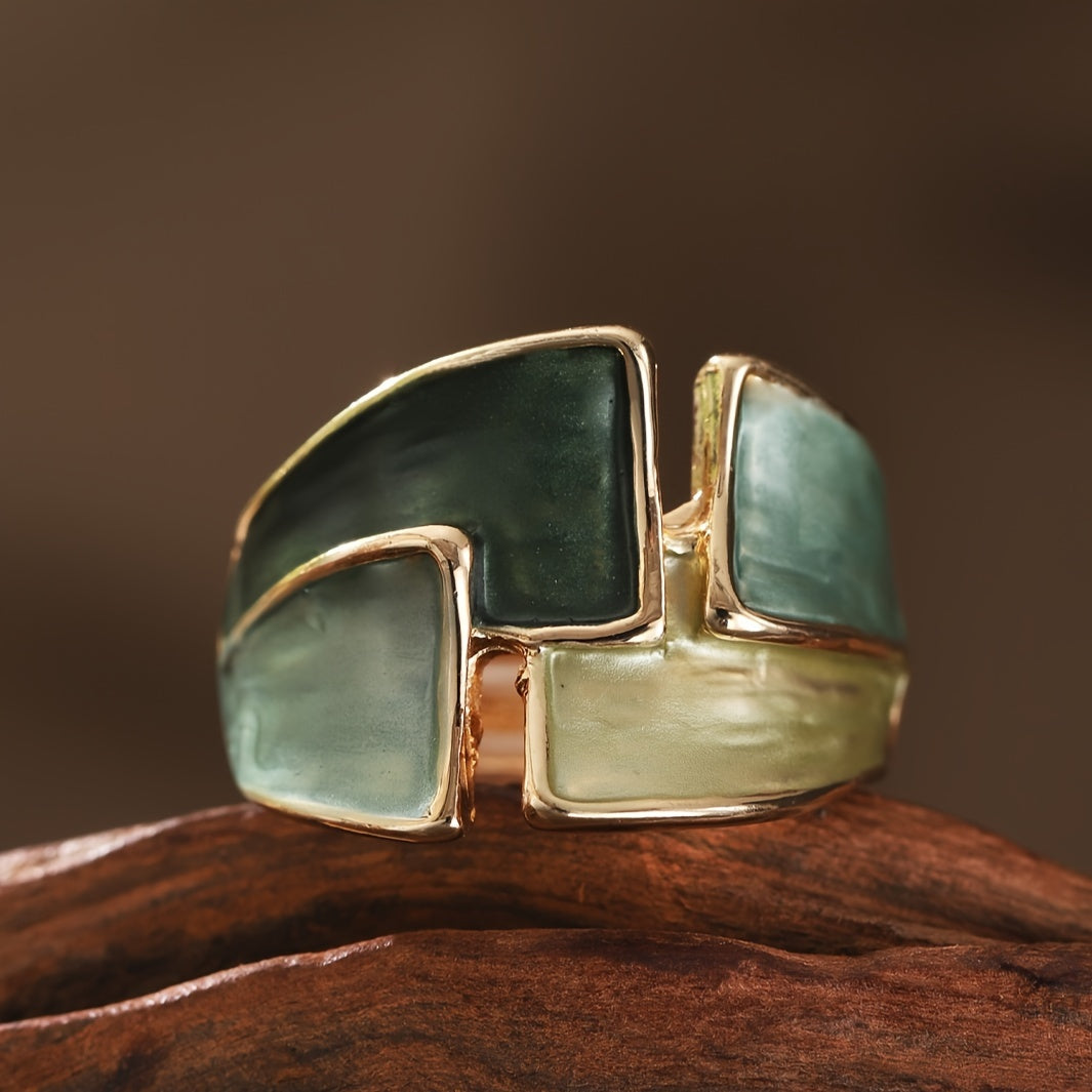 Vintage handgemalter Ring