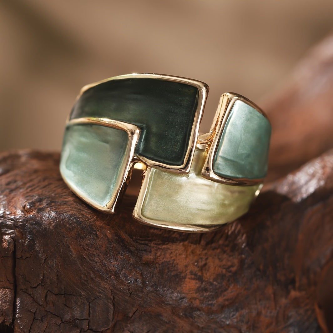 Vintage handgemalter Ring