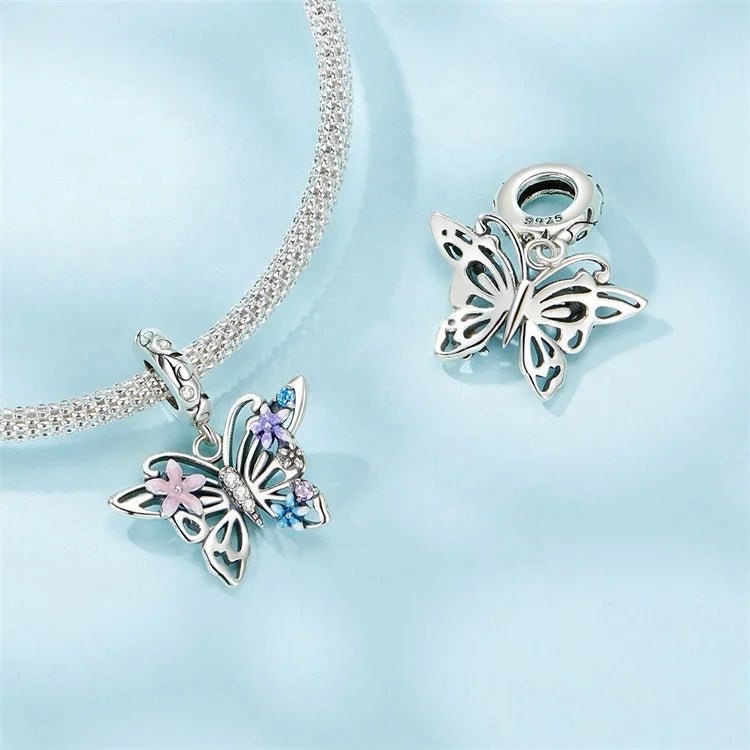 Liora Atelier Floral Butterfly Dangle Charm