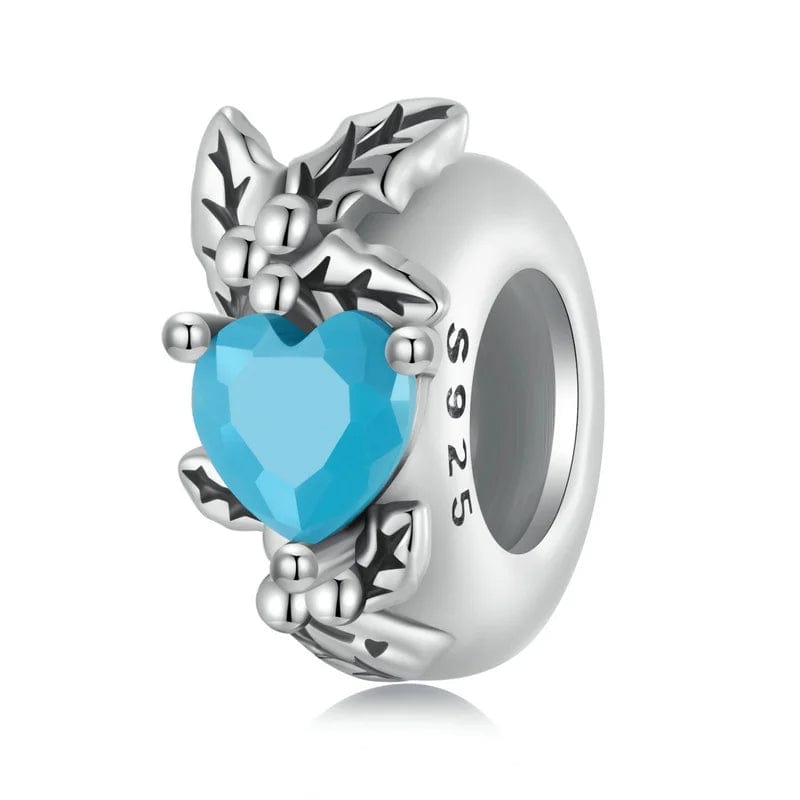 Liora Atelier Floral Heart Birthstone Charms