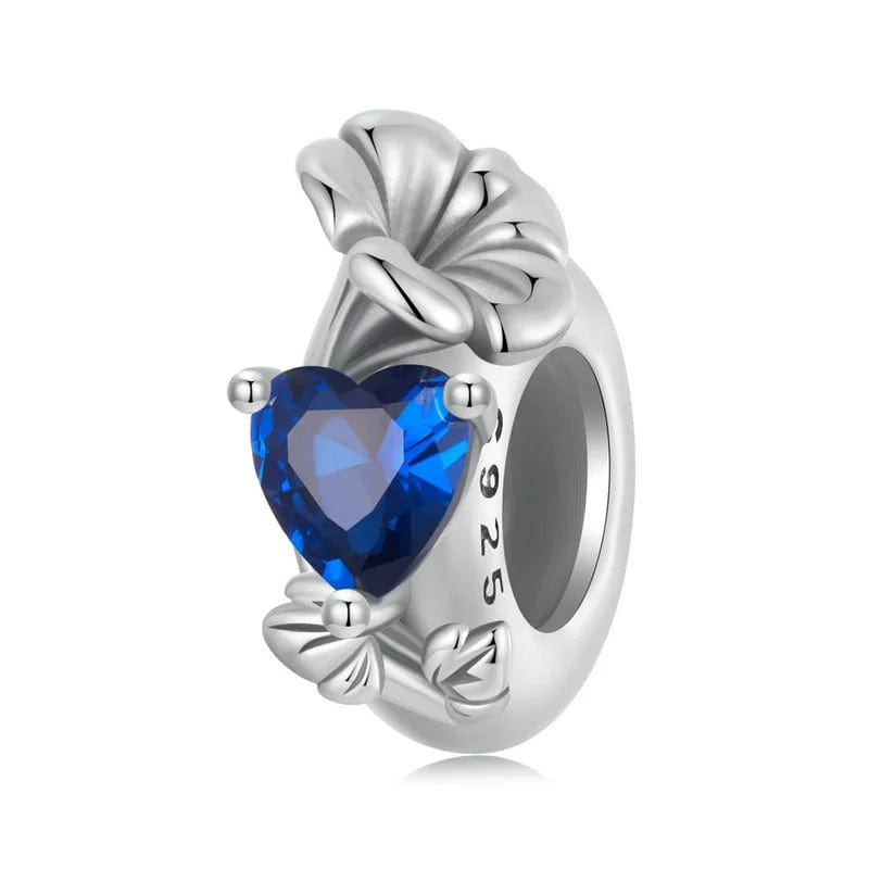 Liora Atelier Floral Heart Birthstone Charms