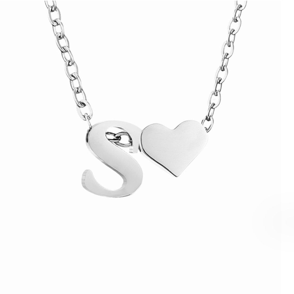 Ewige Liebe & Brief Silberhalskette
