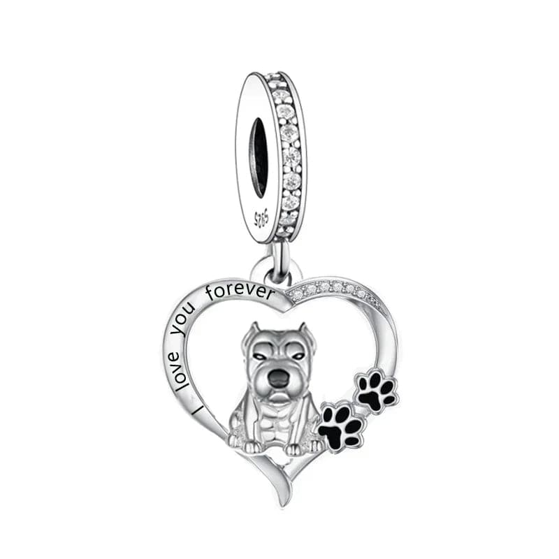 Liora Atelier Forever Love Pitbull Dog Charm