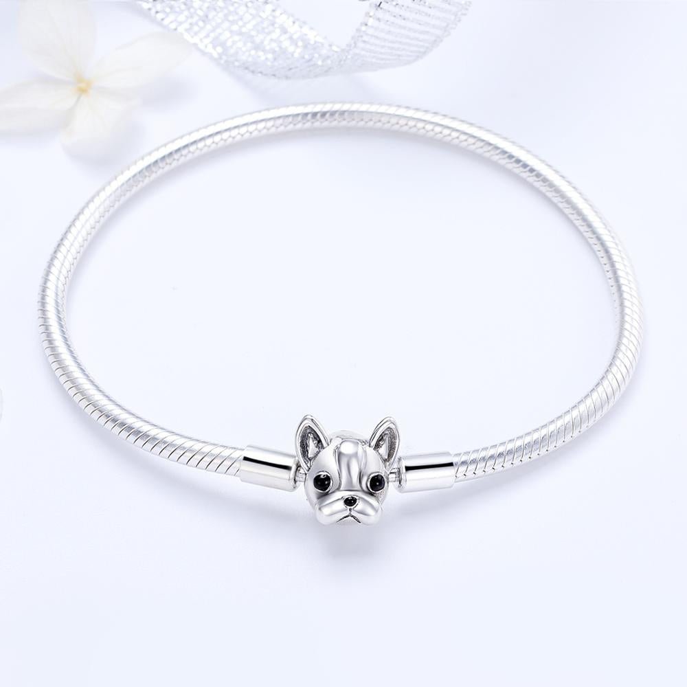 Liora Atelier French Bulldog Charm Bracelet