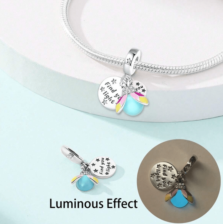Liora Atelier Glow in the Dark Luminous Firefly Charm