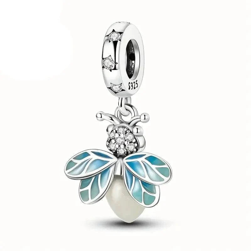 Liora Atelier Glow in the Dark Luminous Firefly Dangle Charm