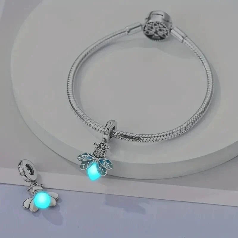 Liora Atelier Glow in the Dark Luminous Firefly Dangle Charm