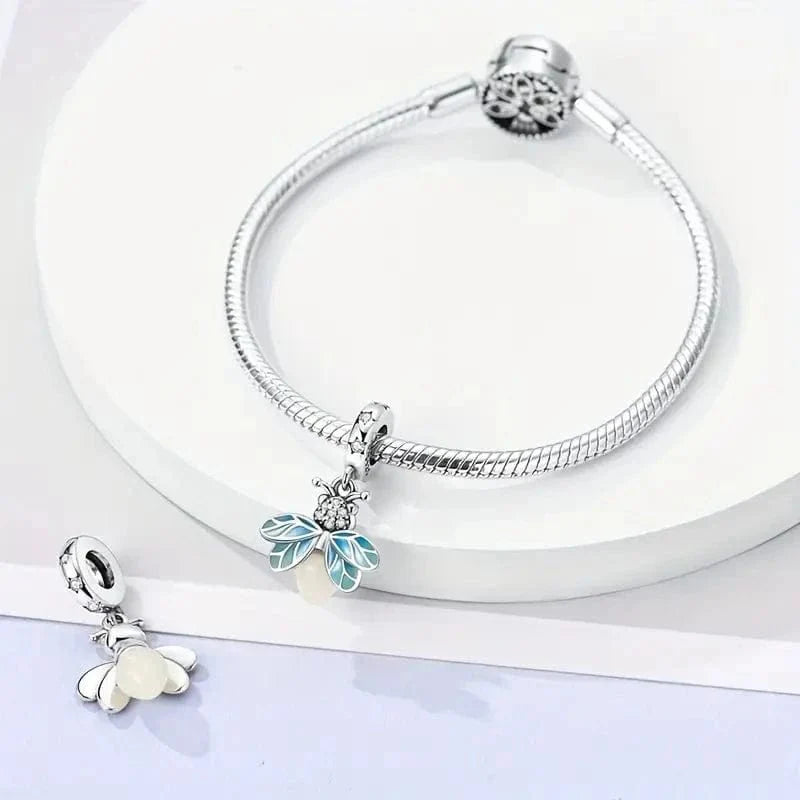 Liora Atelier Glow in the Dark Luminous Firefly Dangle Charm
