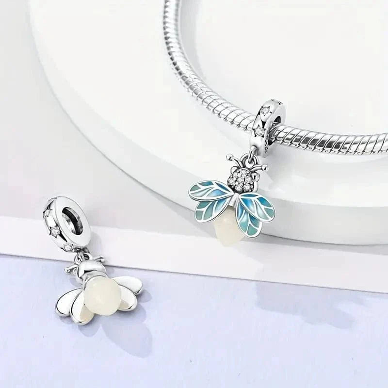 Liora Atelier Glow in the Dark Luminous Firefly Dangle Charm