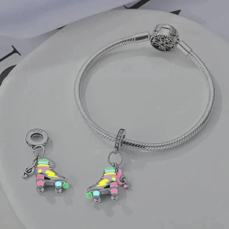 Liora Atelier Glow in the Dark Luminous Roller Skates Tiktok Dangle Charm