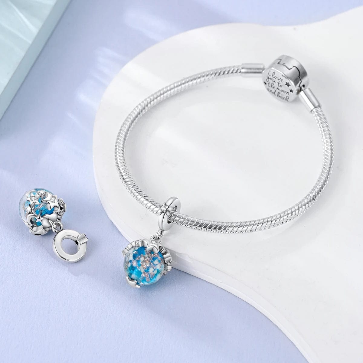 Liora Atelier Glow in the Dark Luminous Sky in The Stars Dangle Charm